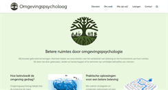 Desktop Screenshot of omgevingspsycholoog.nl