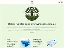 Tablet Screenshot of omgevingspsycholoog.nl
